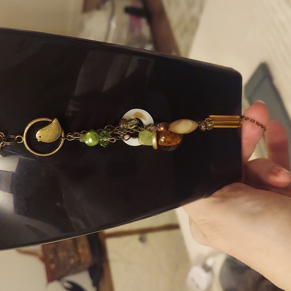 Charming Bird Pendant Necklace with Beads - Picture 2 of 3